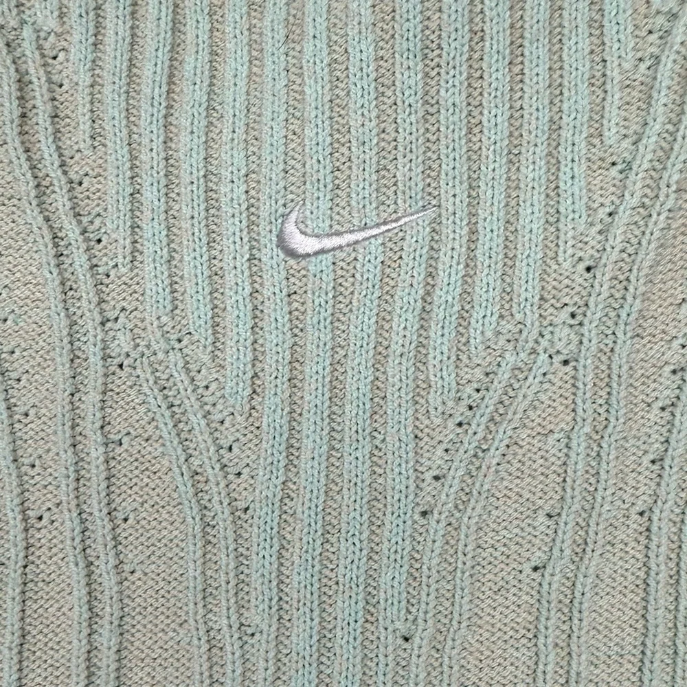 Nike Yoga Luxe Wool blend cover up knit crew neck sweater sz L